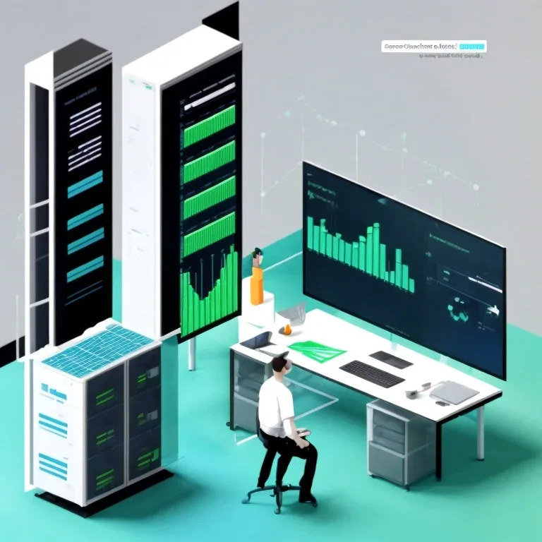 Architecture diagram showing scalable microservices and data flow